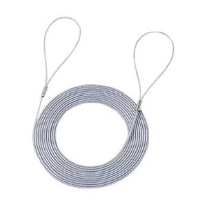 （まとめ）サンワサプライ eセキュリティ（ワイヤー、3.0m・2.2mm） SLE-11W-3【×10セット】