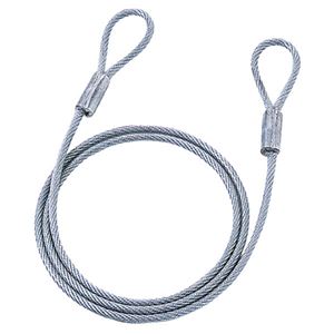 （まとめ）サンワサプライ eセキュリティ（ワイヤー、1.5m・6.0mm） SLE-4W【×10セット】