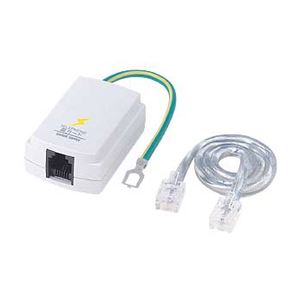 （まとめ）サンワサプライ テレフォン雷ガード TEL-DSLSP【×5セット】