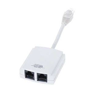 （まとめ）サンワサプライ RJ45分配器 TEL-RJ45Y【×3セット】