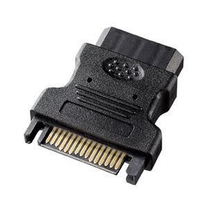 （まとめ）サンワサプライ シリアルATA電源変換アダプタ TK-PWSAD2【×3セット】