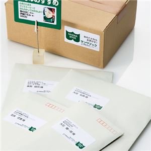 （まとめ）サンワサプライ カラーレーザーつやなしマットラベル（12面） LB-ELM04【×3セット】