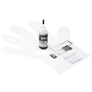 （まとめ）サンワサプライ 詰め替えインク INK-C9B30S【×5セット】