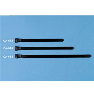 （まとめ）サンワサプライ ケーブルタイ（ワイド） CA-614【×10セット】