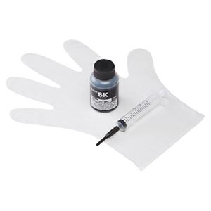 （まとめ）サンワサプライ 詰め替えインク INK-LC11BK60S【×3セット】