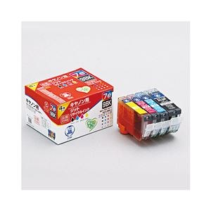 （まとめ）JIT （互換） キャノン：BCI-9BK+7EB/C/M/Yパック（ブラック/シアン/マゼンタ/イエロー）対応 リサイクルインクカートリッジ JIT-C07E9B4P【×2セット】