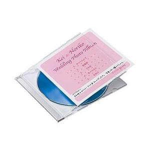 （まとめ）サンワサプライ プラケース用インデックスカード・薄手 JP-IND12-100【×5セット】