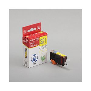 （まとめ）JIT （互換） キャノン：BCI-321Y（イエロー）対応 リサイクルインクカートリッジ JIT-C321Y【×5セット】