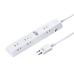 （まとめ）サンワサプライ 便利タップACアダプタ対応 TAP-B40W【×2セット】