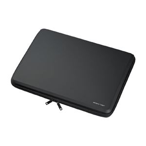 （まとめ）サンワサプライ セミハードインナーケース（ブラック、15.4型ワイド、15.6型ワイド、16型ワイド対応） IN-EVA16BK【×2セット】