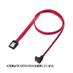 （まとめ）サンワサプライ 上L型シリアルATA3ケーブル TK-SATA3-07UL【×3セット】