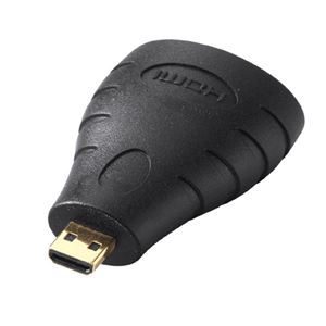 （まとめ）サンワサプライ HDMI変換アダプタマイクロHDMI AD-HD09MC【×3セット】