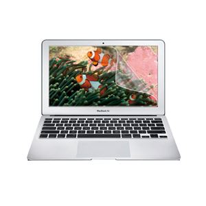 （まとめ）サンワサプライ 液晶保護光沢フィルム（AppleMacBookAir11インチ用） LCD-MB116K【×2セット】
