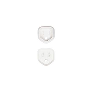 （まとめ）サンワサプライ プラグ安全カバー（3P用、2個入り） TAP-PSC3N【×10セット】
