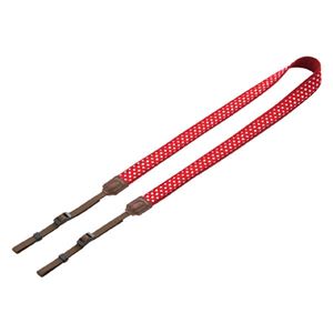 （まとめ）サンワサプライ 小型デジタル一眼ストラップ・水玉（レッド） DG-SST5R【×3セット】
