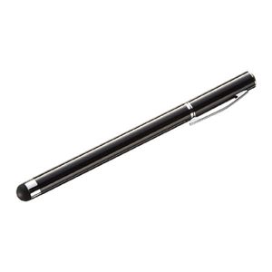 （まとめ）サンワサプライ スマートフォン＆タブレット用タッチペン（ブラック） PDA-PEN26BK【×2セット】
