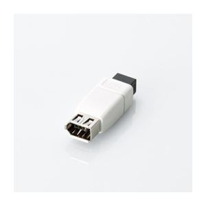 （まとめ）エレコム FireWire変換アダプタ（6ピン-9ピン） AD-IE6FT9M【×5セット】
