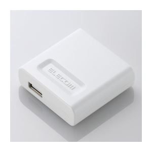 （まとめ）エレコム iPod／iPhone用AC充電器 AVA-ACUWH【×5セット】