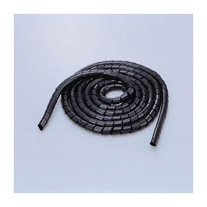 （まとめ）エレコム ゴチャゴチャなケーブルを整理するチューブ BST-20BK【×3セット】