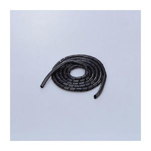 （まとめ）エレコム ゴチャゴチャなケーブルを整理するチューブ BST-9BK【×10セット】