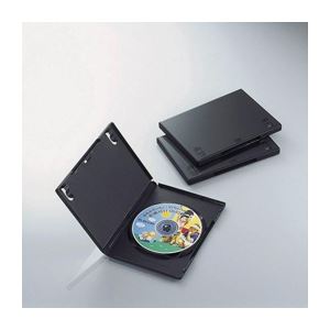 （まとめ）エレコム DVDトールケース CCD-DVD01BK【×20セット】