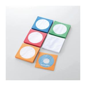 （まとめ）エレコム CD／DVDペーパーケース CCD-FT100【×10セット】