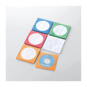 （まとめ）エレコム CD／DVDペーパーケース CCD-FT50【×10セット】