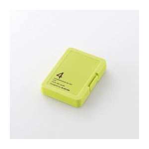 （まとめ）エレコム SD／microSDメモリカードケース CMC-SDCPPGN【×10セット】