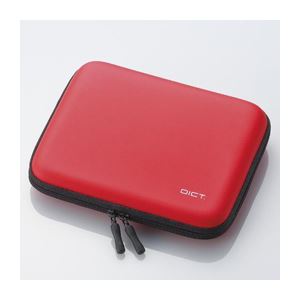 （まとめ）エレコム 電子辞書ケース DJC-006RD【×3セット】