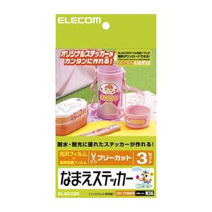 （まとめ）エレコム 耐水耐光なまえラベル EDT-TTNMFR【×10セット】