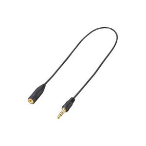 （まとめ）エレコム ヘッドホン延長コード EHP-CT13G／03BK【×10セット】