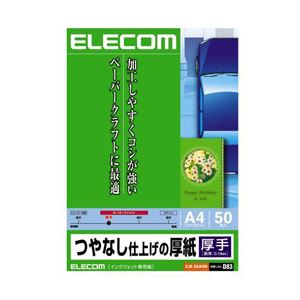 （まとめ）エレコム つやなし仕上げの厚紙 EJK-SAA450【×10セット】