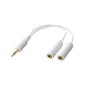 （まとめ）エレコム iPod用モバイルオーディオケーブル IPC-AS／WH【×10セット】