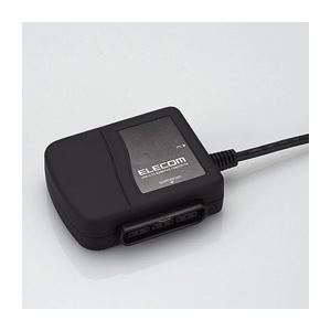（まとめ）エレコム USBtoPS／PS2ゲームパッドコンバータ JC-PS101UBK【×5セット】