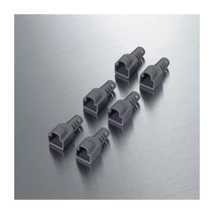 （まとめ）エレコム コネクタ保護カバー LD-EBLG6【×10セット】