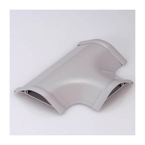 （まとめ）エレコム モール接続ユニット（T型分岐・グレー） LD-GAT27／LG【×10セット】