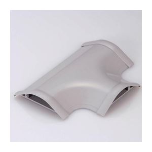 （まとめ）エレコム モール接続ユニット（T型分岐・グレー） LD-GAT37／LG【×10セット】
