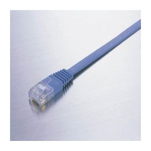 （まとめ）エレコム Gフラットケーブル LD-GF／BU2【×5セット】