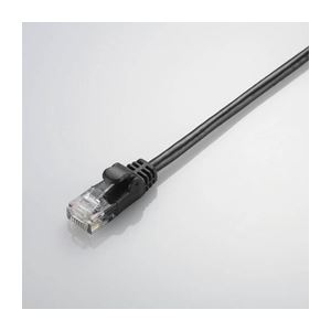 （まとめ）エレコム Gigabit やわらかLANケーブル（Cat6準拠） LD-GPY／BK15【×2セット】