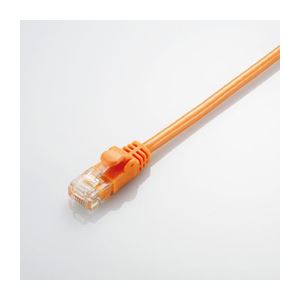 （まとめ）エレコム Gigabit やわらかLANケーブル（Cat6準拠） LD-GPY／DR1【×10セット】