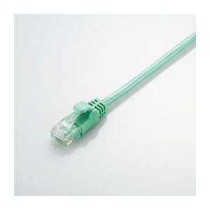 （まとめ）エレコム Gigabit やわらかLANケーブル（Cat6準拠） LD-GPY／G1【×10セット】