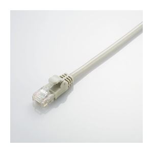 （まとめ）エレコム Gigabit やわらかLANケーブル（Cat6準拠） LD-GPY／LG1【×10セット】