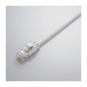 （まとめ）エレコム Gigabit やわらかLANケーブル（Cat6準拠） LD-GPY／WH10【×3セット】