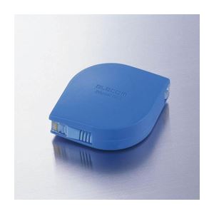 （まとめ）エレコム 携帯用LANケーブル（2m） LD-MCTF／BU2【×3セット】