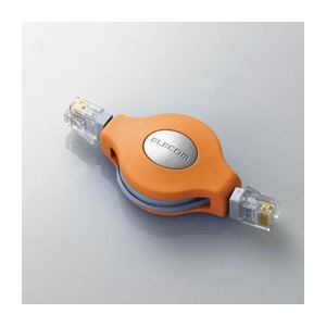 （まとめ）エレコム モバイルLANケーブル LD-MCTU／DR【×5セット】
