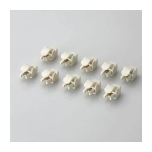 （まとめ）エレコム コネクタ保護カバー LD-RJ45GPC／BE10【×10セット】