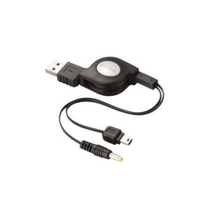 （まとめ）エレコム 携帯ゲーム機対応充電ケーブル MG-CHARGE／USBDC【×3セット】