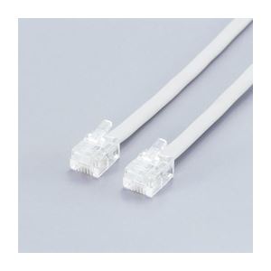 （まとめ）エレコム ツイスト＆シールドモジュラケーブル MJ-10TS【×5セット】