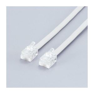 （まとめ）エレコム ツイスト＆シールドモジュラケーブル MJ-15TS【×3セット】