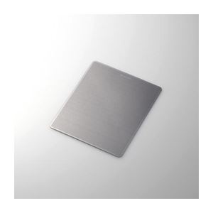 （まとめ）エレコム メタリックマウスパッド MP-112BK【×10セット】